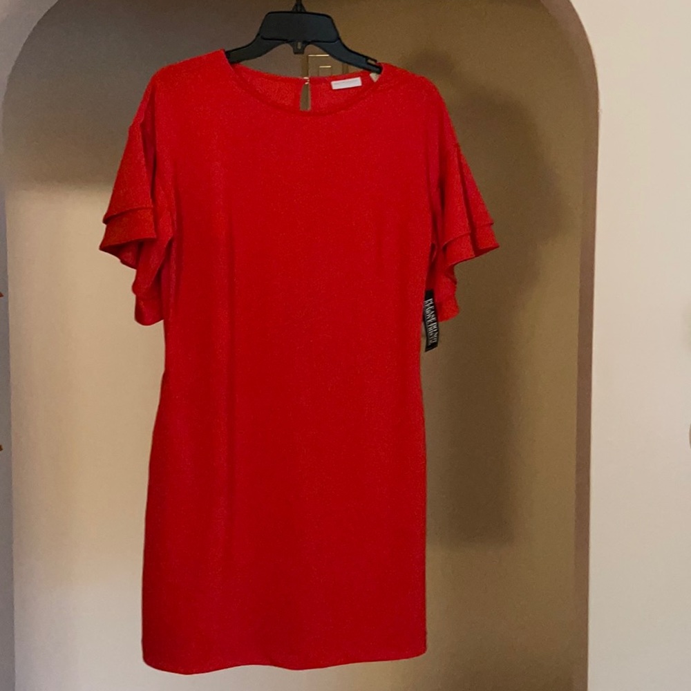 NY & Co little red dress, new with tags